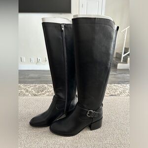 Nine West Caeleb Knee High Black Boots Size 6.5